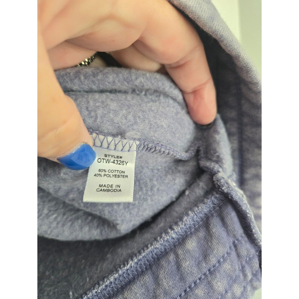 Zenana Acid Washed Half Snap Fleece Sweatshirt Med - Picture 4 of 7